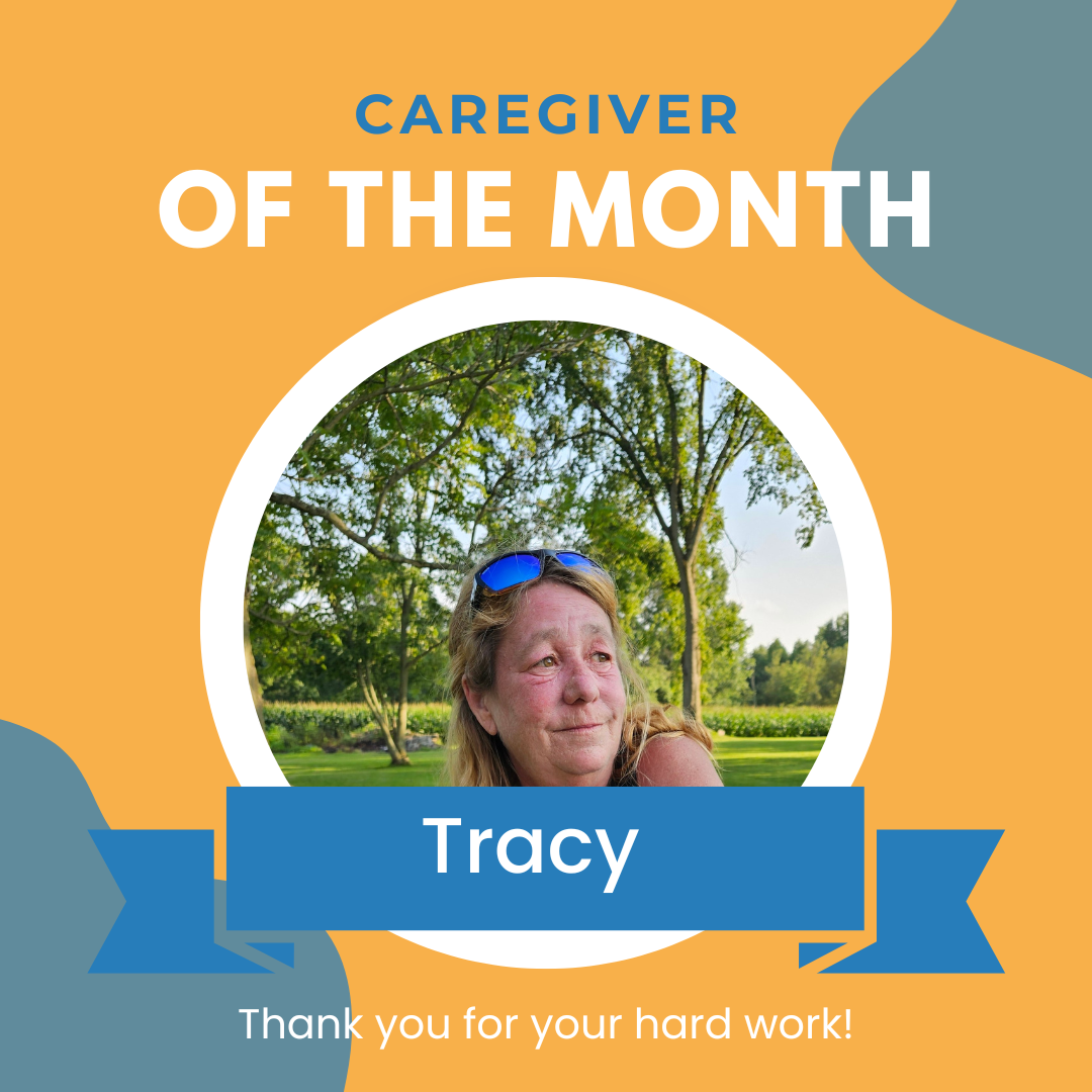 Sunny Days Ohio Featured Caregiver of the Month Tracy, October spotlight photo